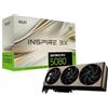 msi NVIDIA GeForce RTX 5080 16G INSPIRE 3X OC GDDR7 256bit, scheda video con frequenza di boost fino a 2655 MHz, PCIe Gen 5, DLSS 4, 3 porte DP 2.1, 1 porta HDMI 2.1, pronta per SFF