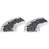Lemax 2pc stone road - curved