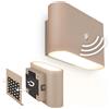 Briloner Applique LED con Sensore Potenza 3W - 3 K colore Beige