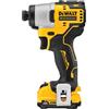 De Walt Avvitatore a impulsi compatto Attacco 1/4 XR 12V 2 x 2.0Ah