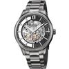 Festina Orologio Automatico da Uomo in Acciaio Inossidabile 316L Nero Orologio Analogico Uomo - Vetro Zaffiro ad Alta Resistenza - Impermeabile 5 ATM F20632/1