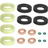 CGEAMDY Guarnizione Iniettore Diesel O-Ring Kit Anello Protettore, Kit Rondella O-Ring Guarnizione Iniettore Carburante, Diesel Iniettore Guarnizione Rondella O-Ring Protettori Fibbie Sostituzione