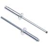 Keple 4mm x 16mm Rivetti Ciechi in Lega, Confezione da 50 - Rivetti per Metallo, Rivetto Cieco a Testa Bombata, Corpo in Alluminio e Mandrino in Acciaio, Rivetti a Pressione a Scatto per Metallo