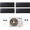 Samsung Climatizzatore Samsung Inverter Quadrial Split Windfree Première 7000+7000+7000+9000 Con Aj080txj Soapstone Charcoal R-32 Class