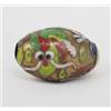 Antico cordino modello drago cloisonne giapponese perline rettangolare decora...