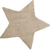 Baroni Home Tappeto a Pelo Lungo, Tappeto per Bambini Morbido, Tappeto Bambini Cameretta, Tappeto in Pelliccia Ecologica Morbido, Stella Beige, 90X90 cm