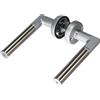 Yale Assa Abloy Maniglia con Sblocco Tramite Codice per Porte, Alimentata a Batteria, D8812V000 Grigio, apertura con mano sinistra