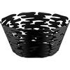 Alessi BARKET CESTO REDONDO ACERO Y RESINA NEGRO 21cm