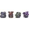 Nemesis Now U6742A24 - U6742A24, statuetta di drago argentato, in resina, dipinta a mano, 5 cm, 5 cm