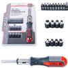 KOMBO - Kit Professionale 22 Pezzi - Cacciavite a Cricchetto con Bits Inclusi