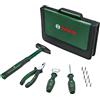 Bosch Home and Garden Easy Starter - Set di 14 utensili manuali (kit di base per attività domestiche e fai da te; pinze combinate, cacciavite, apribottiglie, martello; 10 punte)
