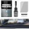 Rakiuty 20ml Kit Riparazione Crepe Vetro,Kit di Riparazione per Parabrezza,Kit Riparazione Parabrezza Auto,Parabrezza Auto