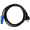 Pronomic Stage EUPP-3 Cavo di Alimentazione Schuko/Powercon-compatibile 3m | Cavo per alimentazione elettrica, Per diffusori attivi e fari, Spina Schuko ? spina compatibile Powercon, Colore: Nero