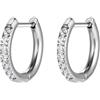 AOEDEJ G23 - Orecchini a cerchio in titanio e argento, 18 g, piccoli orecchini a cerchio da 8 mm/10 mm/12 mm, per orecchie sensibili, per piercing multipli, cartilagine, 8mm, 10mm, 12mm, Titanio