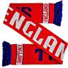 Euroscarves England Soccer Knit Scarf (I tre leoni), rosso, bianco, blu., Taglia unica
