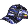 SKR Berretto El Patron Blu e Nero Streetwear Glitter Medellin - Taglia unica - Blu