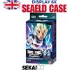 DRAGON BALL SUPER DISPLAY 6X STARTER DECK FUSION WORLD FS02 FS-02 VEGETA ENGLISH