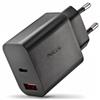 NGS ERA 30W BLACK Caricabatterie da Parete 30W USB/USB-C