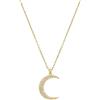 LUXENTER Collana Deoko finitura oro giallo 18k, Grande, Metallo, Zirconia cubica