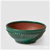EDG Enzo De Gasperi Ciotola Fenice Deco Verde Ceramica