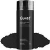 Maxter Bunee Fibre Capelli - Nascondi Istantaneamente la Caduta dei Capelli - Polvere di Microfibre Cotone 100% Naturale per Uomini e Donne (Nero 27.5g)