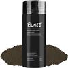 Maxter Bunee Fibre Capelli - Nascondi Istantaneamente la Caduta dei Capelli - Polvere di Microfibre Cotone 100% Naturale per Uomini e Donne (Castano Medio 27.5g)