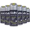 EVIN HOMME | Deodorante Uomo Spray Saturn, Fragranza Bergamotto e Patchouli, Formula Attiva per 24h, 6x150ml