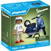 Playmobil 71622 vespa 150 sprint veloce blu - ideale per bambini dai 4 anni