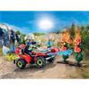 Playmobil action heroes 71825 - quad dei pompieri per bambini dai 4 anni