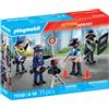 Playmobil action heroes 71730 - set personaggi della polizia per bambini dai 4 anni