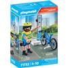 Playmobil action heroes 71732 poliziotto in bicicletta - 4+ anni