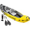 INTEX 68307NP CANOA GONFIABILE EXPLORER KAYAK K2 + ACCESSORI, 2 POSTI, 312x91x51