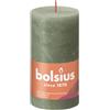 Bolsius Candela a torre Fresh Olive Ø68 mm - Altezza 13 cm - Verde oliva - 60 ore