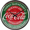 Nostalgic-Art Orologio da muro retrò, Ø 31 cm, Coca-Cola - Thirst Quenching Green - Idee regalo, Official License Product (OLP), decorazione per la cucina grande, design vintage