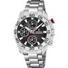 Festina Orologio Bambino Analogico Acciaio Inossidabile 316L Argento - Quarzo Cronografo - Vetro minerale alta resistenza - Impermeabile 5 ATM F20457/3 - Junior Collection