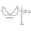 Kappa Paramotore Kappa KN1203 Per HONDA CB 500 Hornet (24 > 25); N