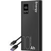 OBALME OBAL:ME POWER BANK PACK BATTERIA EMERGENZA 10000 MAH 2X USB FINO A 22.5W PER SMARTPHONE TABLET