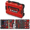 Einhell Accessories Original Einhell E-Case valigetta attrezzi 153 pezzi hobby (DIY, set riparazione elettronica, pinze da elettricista, set capicorda, spazzola metallica a mano, lime, morsetti, valigetta sistema)