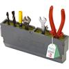 raacoFix Small, Porta attrezzi da parete per pannello forato | 3,8 x 24,2 x 10 cm, Supporto per 6 utensili, in PP e elastomero termoplastico, pannello forato portautensili