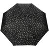 SMATI Ombrello pieghevole compatto apertura e chiusura automatica; 8 costole in fibra di vetro; Antivento; Robusto; grande classico; Copertura protettiva; Ombrello da donna; COSTELLAZIONE D'ORO.