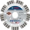 Bosch 1x Disco diamantato PRO Abrasive piccole (per Mattoni in pietra calcarea e arenaria, Mattone, Ø 115 mm, Professional Accessorio Smerigliatrice angolare piccola)