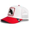 Goorin Bros. Goorin Bros Cappello Trucker Bianco e Rosso Aquila Freedom Elgae Flip Side 2 The Farm