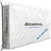 Dreamway Custodia Materasso Singolo per Trasloco e Deposito - Materassi Singoli Robusto con Cerniera - Celofan per Coperture Perfetto per Conservazione, Trasloco - Materasso Singolo 90x200 cm