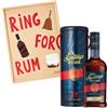 Rum Santiago De Cuba Anejo Superior 11 anni - 0,7 L + Stampa "Ring for Rum"