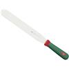 Sanelli Premana Professional Spatola Cuoco, Acciaio Inossidabile, Verde/Rosso, 40 x 2.5 x 3.7 cm