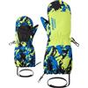 Ziener LEVI-Z - Muffolo da sci/sport invernali per neonato, impermeabile, polsini lunghi, zip lunga, camo Persian Blue, 3
