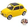 Freestyle NUOVO Freestyle (FreeStyle) KK Scala 1/12 FIAT 500F 1968 Giallo prodotto finito