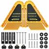 QWORK® Set di Feather Board Multiuso, Accessori per Banco Fresa per Legno