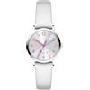 Cool Time Orologio da polso unisex da bambina CT-0063-LQ in metallo argentato sul cinturino in similpelle