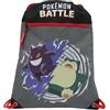 CYPBRANDS Mochila Saco, Zaino Sacco Unisex-Bambini e Ragazzi, Grigio, M